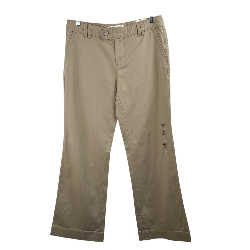Vintage Y2K Canyon River Blues Utility Khaki Wide Leg Pants NWT 8 Deadstock Tan